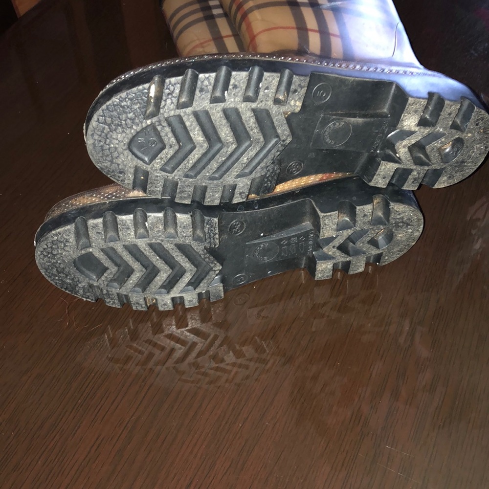 Burberry logo print rain boots - Picture 4 of 6